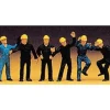 Preiser 14105 HO Railway Shunters Figures (Set of 6) - Your Source for Gaming Essentials* Trains