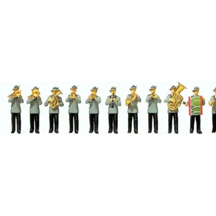 Preiser 24611 HO Rifle Association Band Figures (Set of 12) - Your Source for Gaming Essentials* Trains