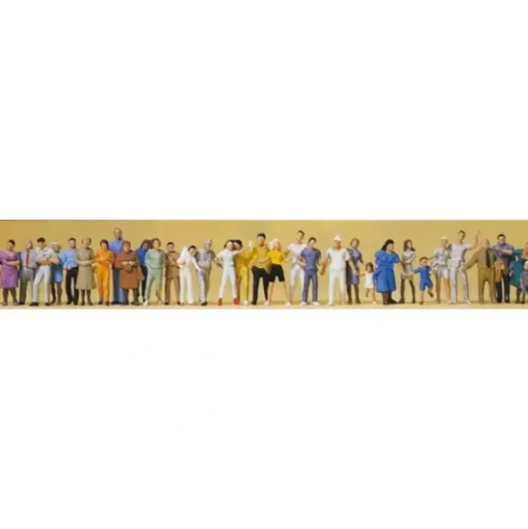 Preiser 14412 HO Standing and Walking Passers-by Figures (Set of 36) - Your Source for Gaming Essentials* Trains