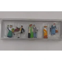 Preiser 12138 HO 1900's Travelers & Passers-By Figures (Set of 6) - Your Source for Gaming Essentials* Trains