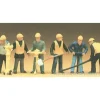 Preiser 10035 HO Track Maintenance Gang Figures (Set of 6) - Your Source for Gaming Essentials* Trains