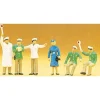 Preiser 10064 HO Traffic Police Figures (Set of 6) - Your Source for Gaming Essentials* Trains