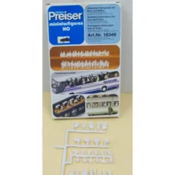 Preiser 16349 HO Unpainted Seated Passengers Plastic Figure (Set of 36) - Your Source for Gaming Essentials* Trains
