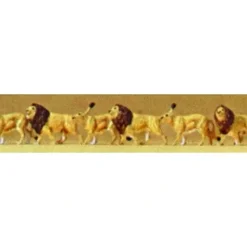 Preiser 79713 N Animals - Lions Figures (Set of 6) - Your Source for Gaming Essentials* Trains