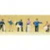 Preiser 79019 N Standing Passers-By Figures (Set of 6) - Your Source for Gaming Essentials* Trains