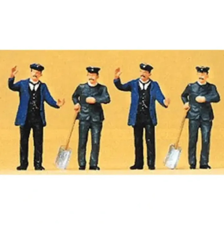 Preiser 65305 O Engine Drivers and Stokers Figures (Set of 6) - Your Source for Gaming Essentials* Trains
