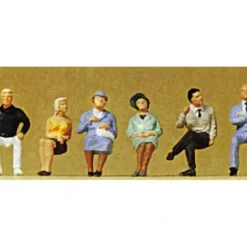 Preiser 68209 O Seated Passengers Figures (Set of 6) - Your Source for Gaming Essentials* Trains