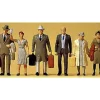 Preiser 65317 O Standing Passenger Figures (Set of 6) - Your Source for Gaming Essentials* Trains
