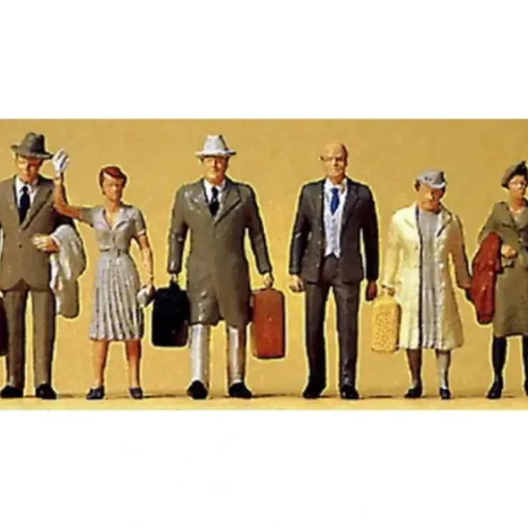 Preiser 65317 O Standing Passenger Figures (Set of 6) - Your Source for Gaming Essentials* Trains