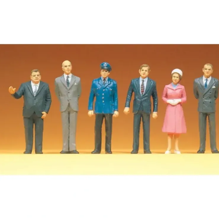 Preiser 68208 O Standing Pedestrians Figures (Set of 6) - Your Source for Gaming Essentials* Trains