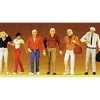Preiser 68204 O Walking People Figures (Set of 6) - Your Source for Gaming Essentials* Trains