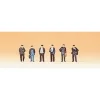 Preiser 88530 Z Industrial Worker & Dockers Figures (Set of 6) - Your Source for Gaming Essentials* Trains