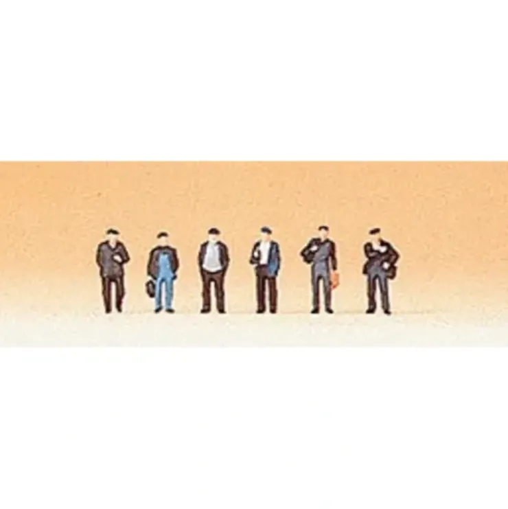 Preiser 88530 Z Industrial Worker & Dockers Figures (Set of 6) - Your Source for Gaming Essentials* Trains