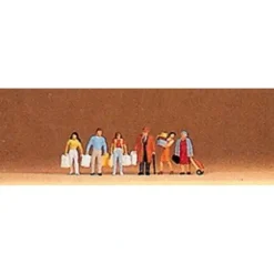 Preiser 88515 Z People Shopping Figures (Set of 6) - Your Source for Gaming Essentials* Trains
