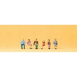 Preiser 88525 Z Seated Passengers Figures (Set of 6) - Your Source for Gaming Essentials* Trains