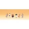 Preiser 88531 Z Walking Female Commuters Figures (Set of 6) - Your Source for Gaming Essentials* Trains