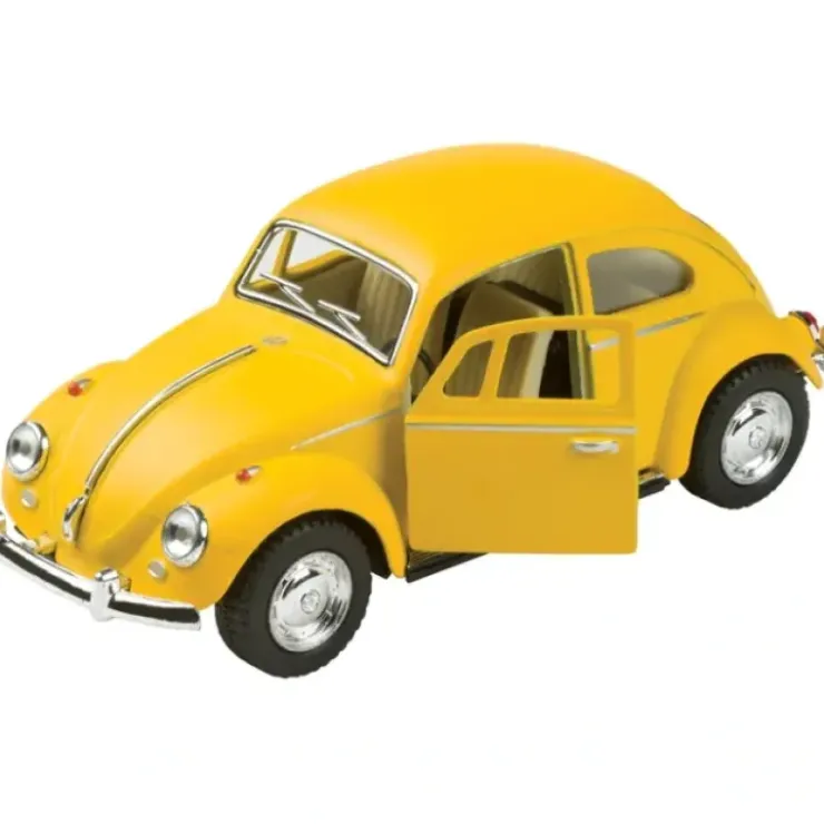 Toys>Pull Back Matte Yellow Volkswagen Toysmith #5016 - Your Source for Gaming Essentials