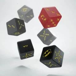 Dice>Q-Workshop Batman Miniature Game: D6 Batman Dice Set (6 Piece Set) - Your Source for Gaming Essentials