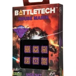 Dice>Q-Workshop Battletech House Marik D6 Dice Set (6 Piece Set) - Your Source for Gaming Essentials