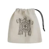 Dice>Q-Workshop Dice Bag - Orc Beige with Black - Your Source for Gaming Essentials