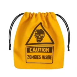 Dice>Q-Workshop Dice Bag - Zombie Yellow - Your Source for Gaming Essentials