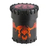 Dice>Q-Workshop Dice Cup - Flying Dragon Black with Red Leather - Your Source for Gaming Essentials