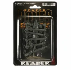 Tabletop Miniatures>Raft of the Damned #44154 Bones Black Unpainted Plastic Figure - Your Source for Gaming Essentials