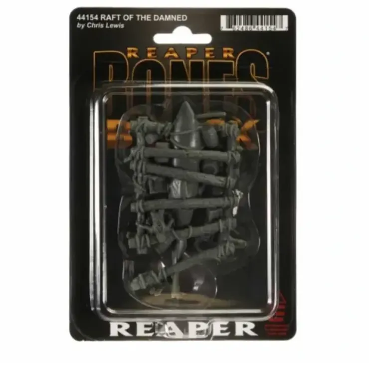 Tabletop Miniatures>Raft of the Damned #44154 Bones Black Unpainted Plastic Figure - Your Source for Gaming Essentials