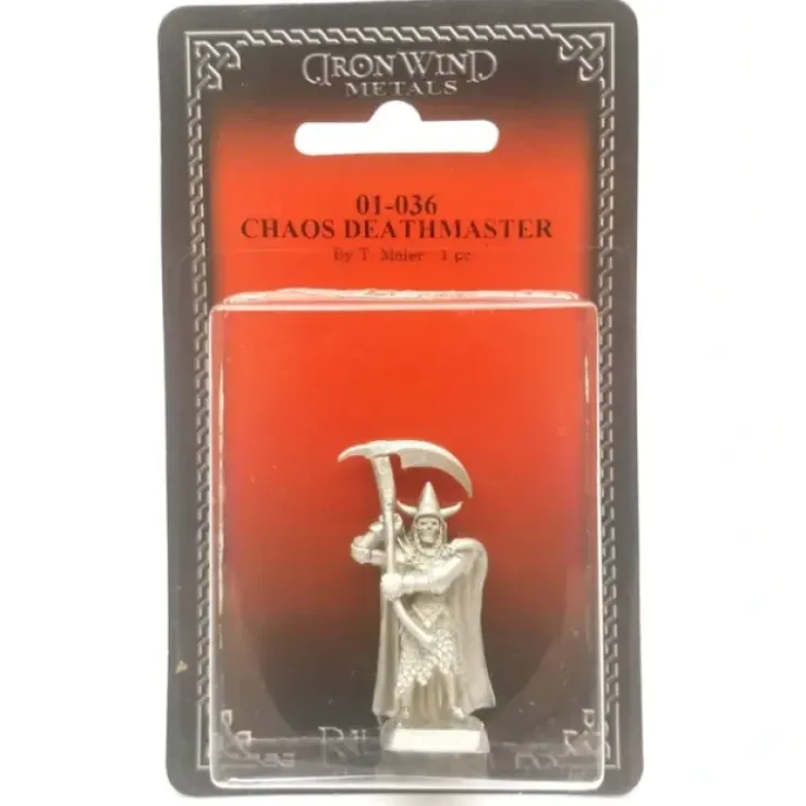 Tabletop Miniatures>Ral Partha Chaos Deathmaster #01-036 Unpainted Classic Fantasy RPG Metal Figure - Your Source for Gaming Essentials