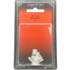 Tabletop Miniatures>Ral Partha Demon #01-014 Unpainted Classic Fantasy RPG D&D Metal Figure - Your Source for Gaming Essentials