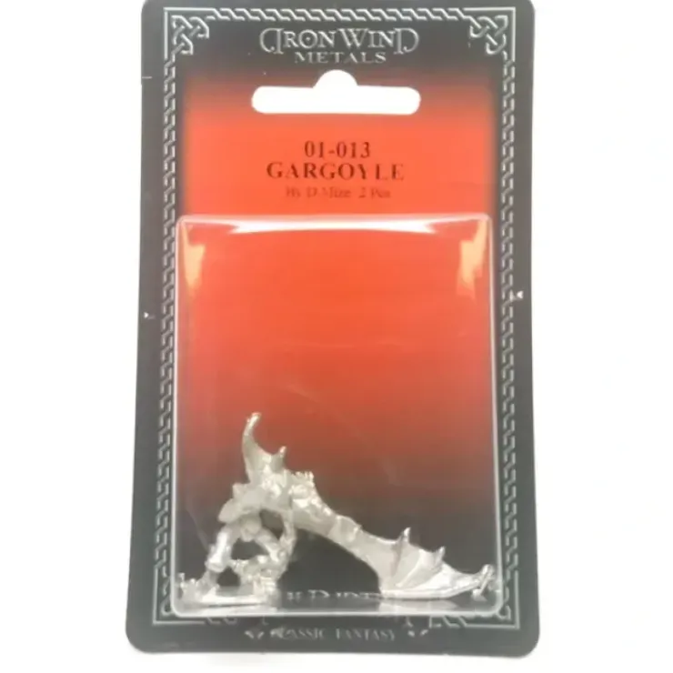 Tabletop Miniatures>Ral Partha Gargoyle #01-013 Unpainted Classic Fantasy RPG D&D Metal Figure - Your Source for Gaming Essentials
