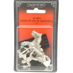 Tabletop Miniatures>Ral Partha Knight on Warhorse #01-054 Unpainted Classic Fantasy RPG Metal Figure - Your Source for Gaming Essentials