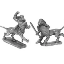 Tabletop Miniatures>Ral Partha Lion Centaurs (2 Pieces) #01-039 Unpainted Fantasy Metal Figure - Your Source for Gaming Essentials
