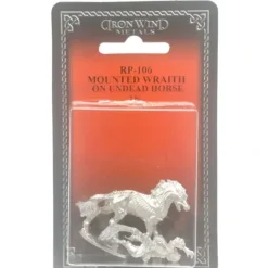 Tabletop Miniatures>Ral Partha Mounted Wraith on Undead Horse #RP-106 Unpainted Metal Figures - Your Source for Gaming Essentials