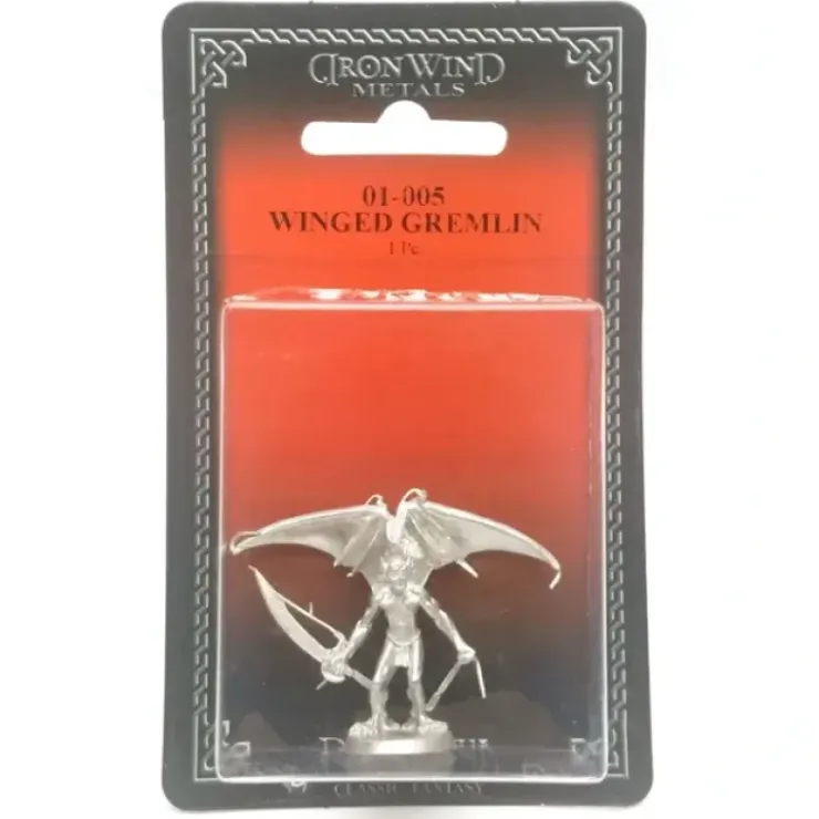 Tabletop Miniatures>Ral Partha Winged Gremlin #01-005 Unpainted Classic Fantasy RPG D&D Metal Figure - Your Source for Gaming Essentials