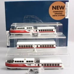 Rapido Trains 201003 HO Amtrak TurboTrain 3-Car Passenger Train-Only Set w/ DCC - Your Source for Gaming Essentials* Trains