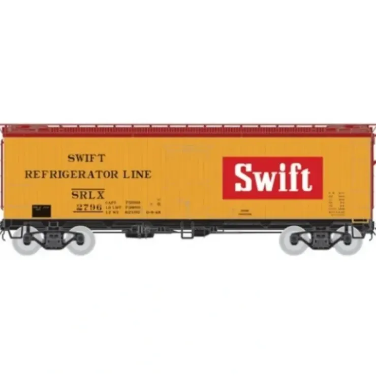 Rapido Trains 121042 HO Swift SRLX 37' Wood Meat Reefer (4) - Your Source for Gaming Essentials* Trains
