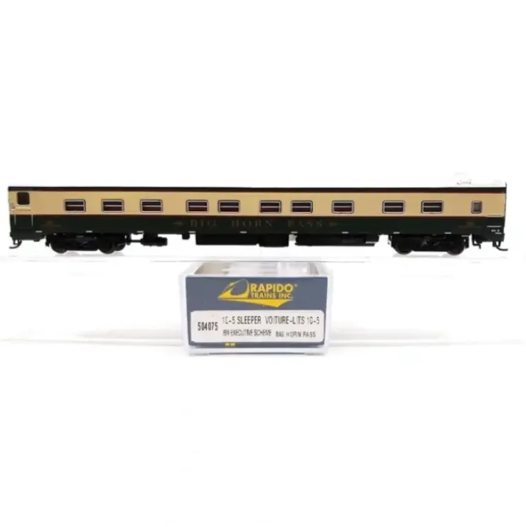 Rapido Trains 504075 N Burlington Northern 10-5 Sleeper Big Horn Pass - Your Source for Gaming Essentials* Trains