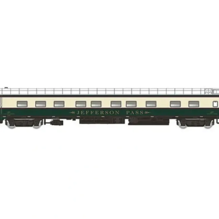 Rapido Trains 504076 N Burlington Northern 10-5 Sleeper Jefferson Pass - Your Source for Gaming Essentials* Trains