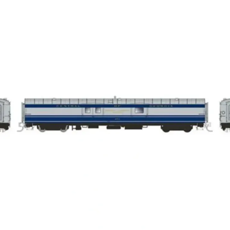 Rapido Trains 506019 N Central of Georgia 73' Smooth Side Baggage #457 - Your Source for Gaming Essentials* Trains
