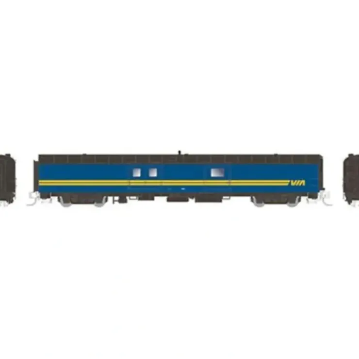 Rapido Trains 506529 N Via Rail Canada 73' Smooth Side Baggage-Express #9604 - Your Source for Gaming Essentials* Trains