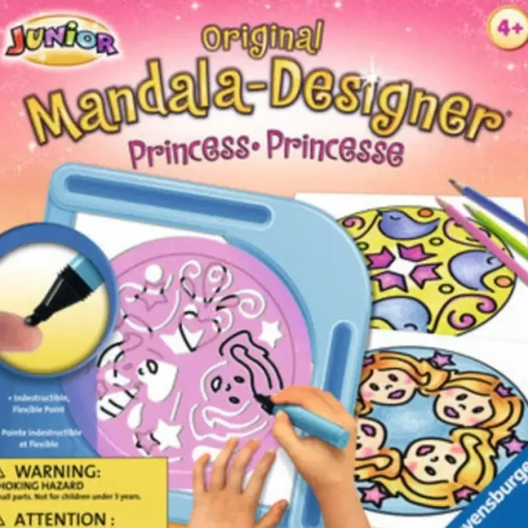 Toys>Ravensburger Original Mandala-Designer Junior Princess Kit - Your Source for Gaming Essentials