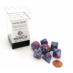 Dice>Reality Shard Dice 7 Piece Polyhedral DnD Dice Set - Thought - Your Source for Gaming Essentials