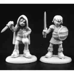 Tabletop Miniatures>Reaper Miniatures Adventuring Kids #2 (2) #03783 Dark Heaven Legends Unpainted - Your Source for Gaming Essentials
