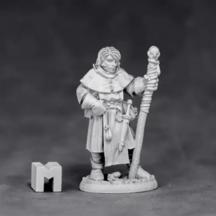 Tabletop Miniatures>Reaper Miniatures Alec, Young Mage #03881 Unpainted Metal Mini D&D RPG Figure - Your Source for Gaming Essentials