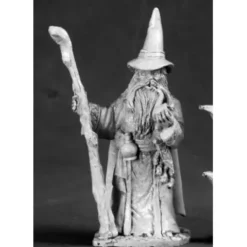 Tabletop Miniatures>Reaper Miniatures Andallin Bonnerstock Wizard 03545 Dark Heaven Unpainted Metal - Your Source for Gaming Essentials