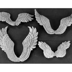 Tabletop Miniatures>Reaper Miniatures Angelic Wings (4 Pieces) #03181 Dark Heaven Unpainted Metal - Your Source for Gaming Essentials
