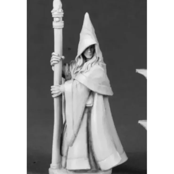 Tabletop Miniatures>Reaper Miniatures Anirion, Wood Elf Wizard #03491 Dark Heaven Unpainted Metal - Your Source for Gaming Essentials