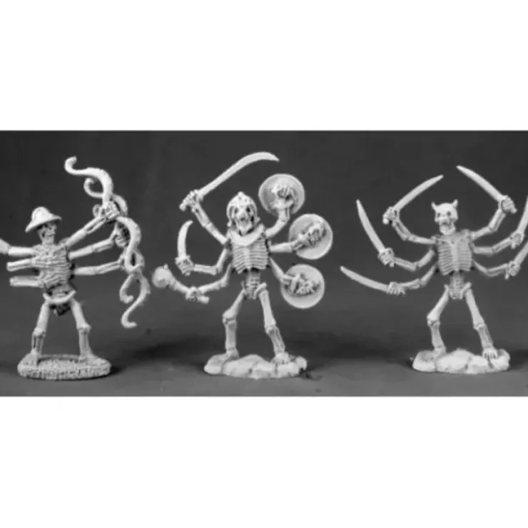 Tabletop Miniatures>Reaper Miniatures Arachno Assassins (3 Pcs) #03481 Dark Heaven Unpainted Metal - Your Source for Gaming Essentials