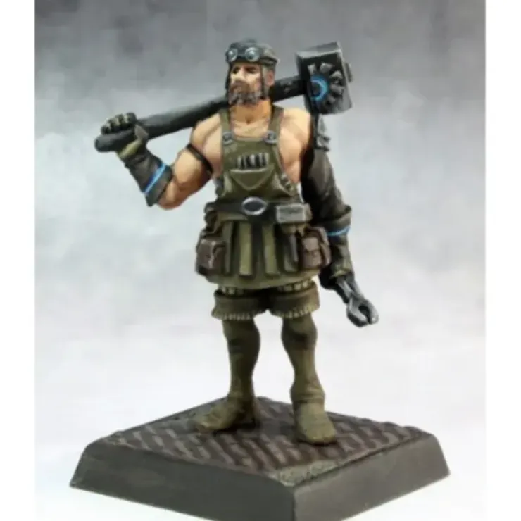 Tabletop Miniatures>Reaper Miniatures Ardoc Brother #60151 Pathfinder Miniatures Unpainted D&D Mini - Your Source for Gaming Essentials
